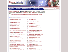 Tablet Screenshot of elenco-aziende.com
